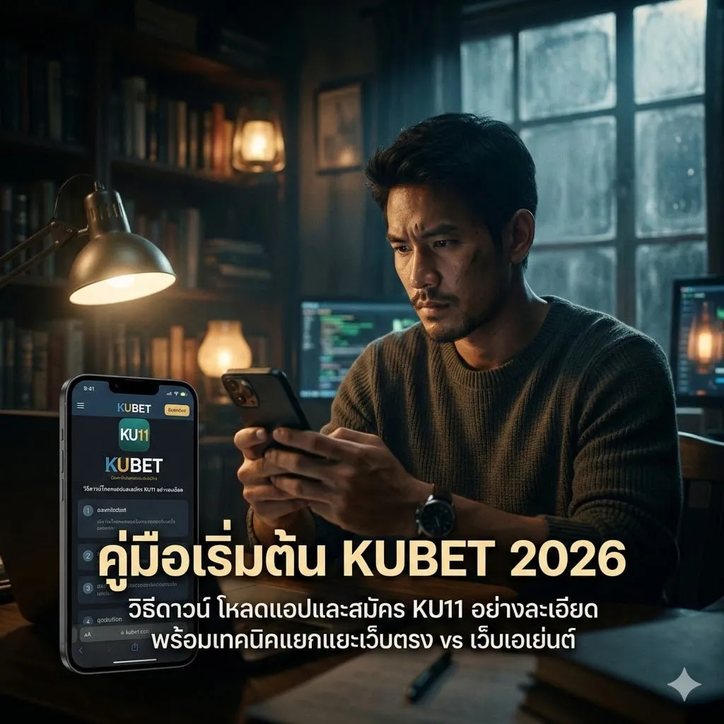 คู่มือเริ่มต้น KUBET 2026: วิธีดาวน์โหลดแอปและสมัคร KU11 อย่างละเอียด พร้อมเทคนิคแยกแยะเว็บตรง vs เว็บเอเย่นต์